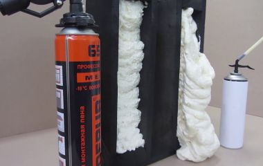 Монтажная пена – виды и применение